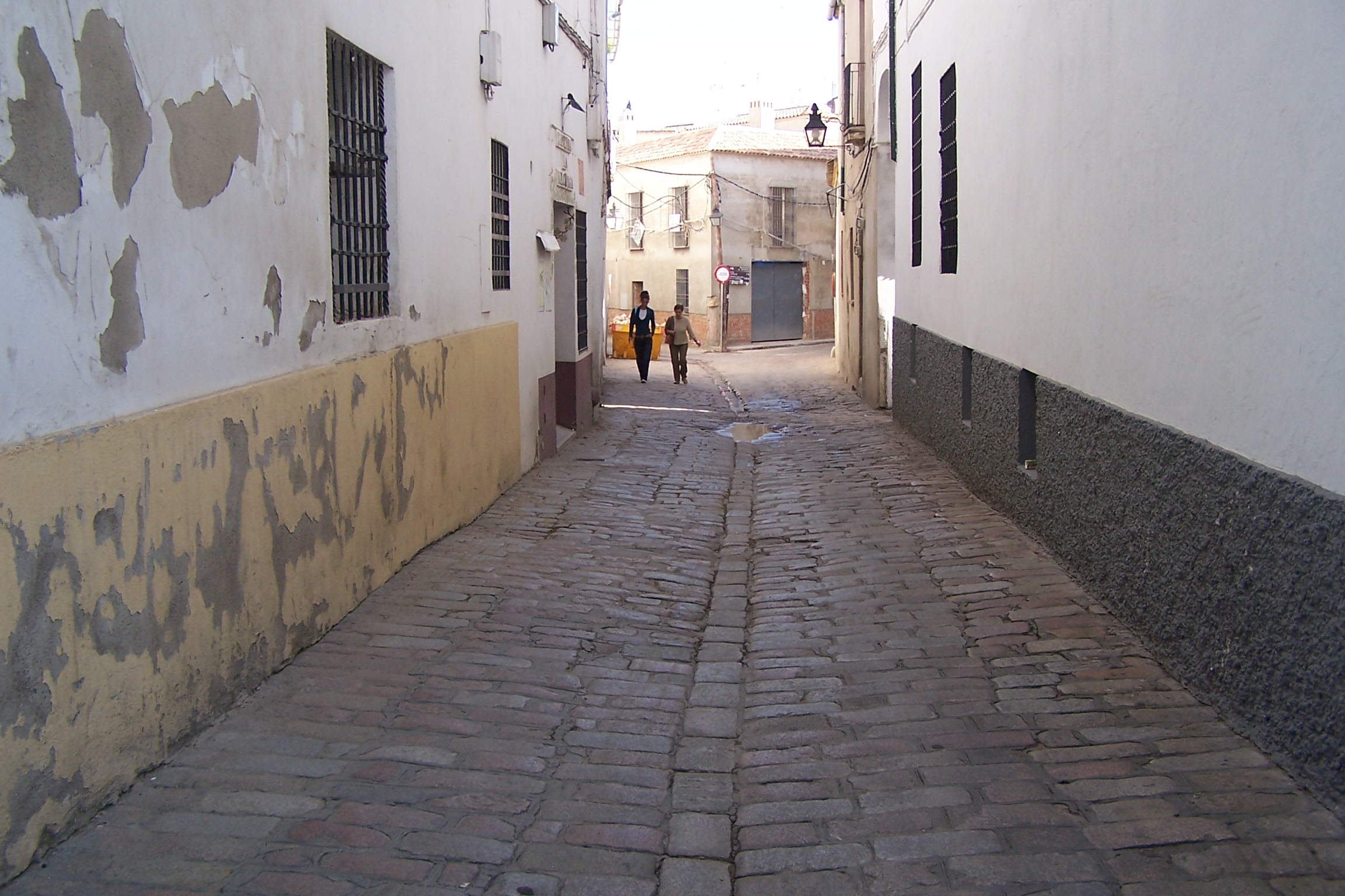 Fotografía calle Tomás Conde. Orientación norte.