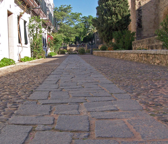 Fotografía Calle Cairuán. Parte inferior. Orientación norte.