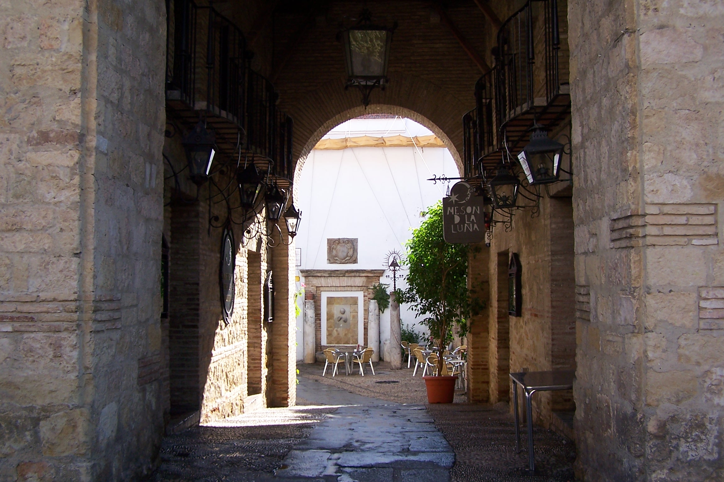 Fotografía calle Luna. Orientación este.