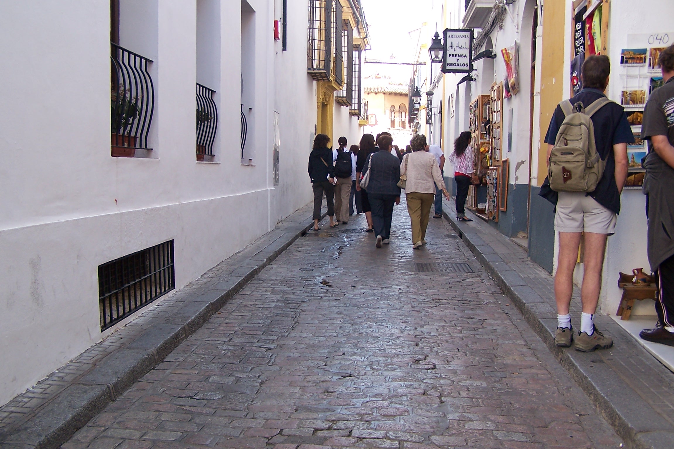 Fotografía calle Manríquez. Orientación norte.