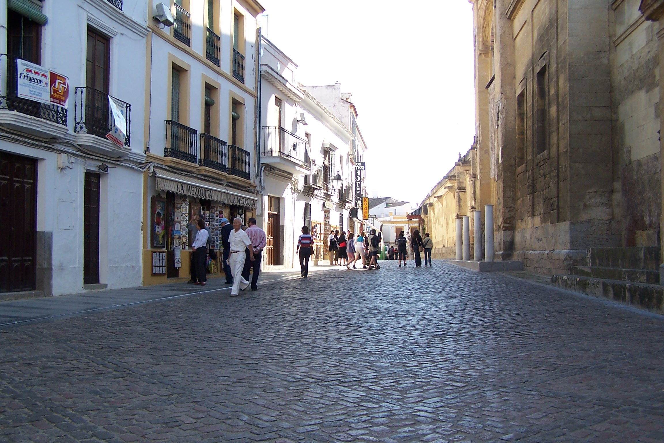 Fotografía calle Cardenal Herrero. Orientación este.