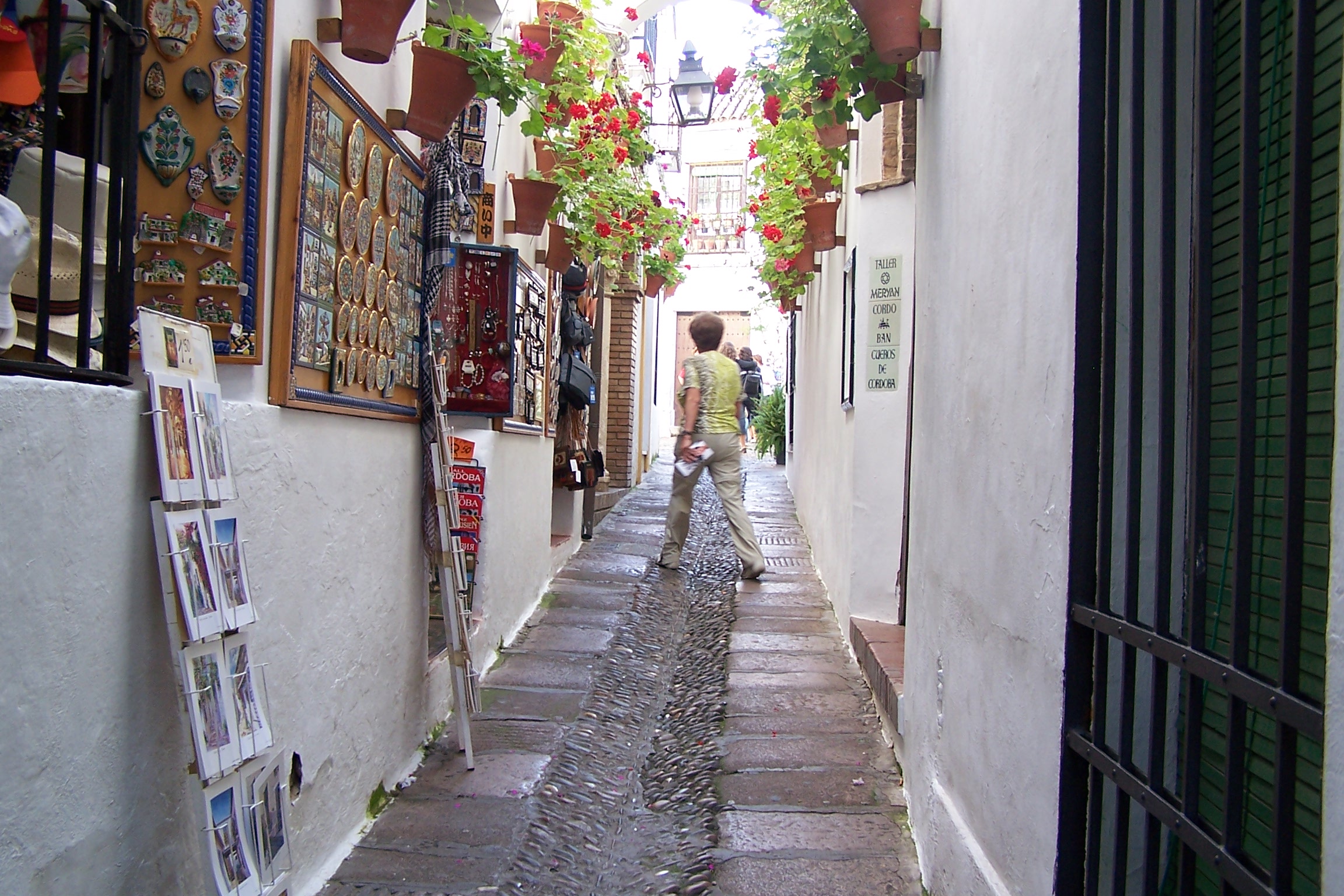 Fotografía calleja de las Flores. Orientación este.