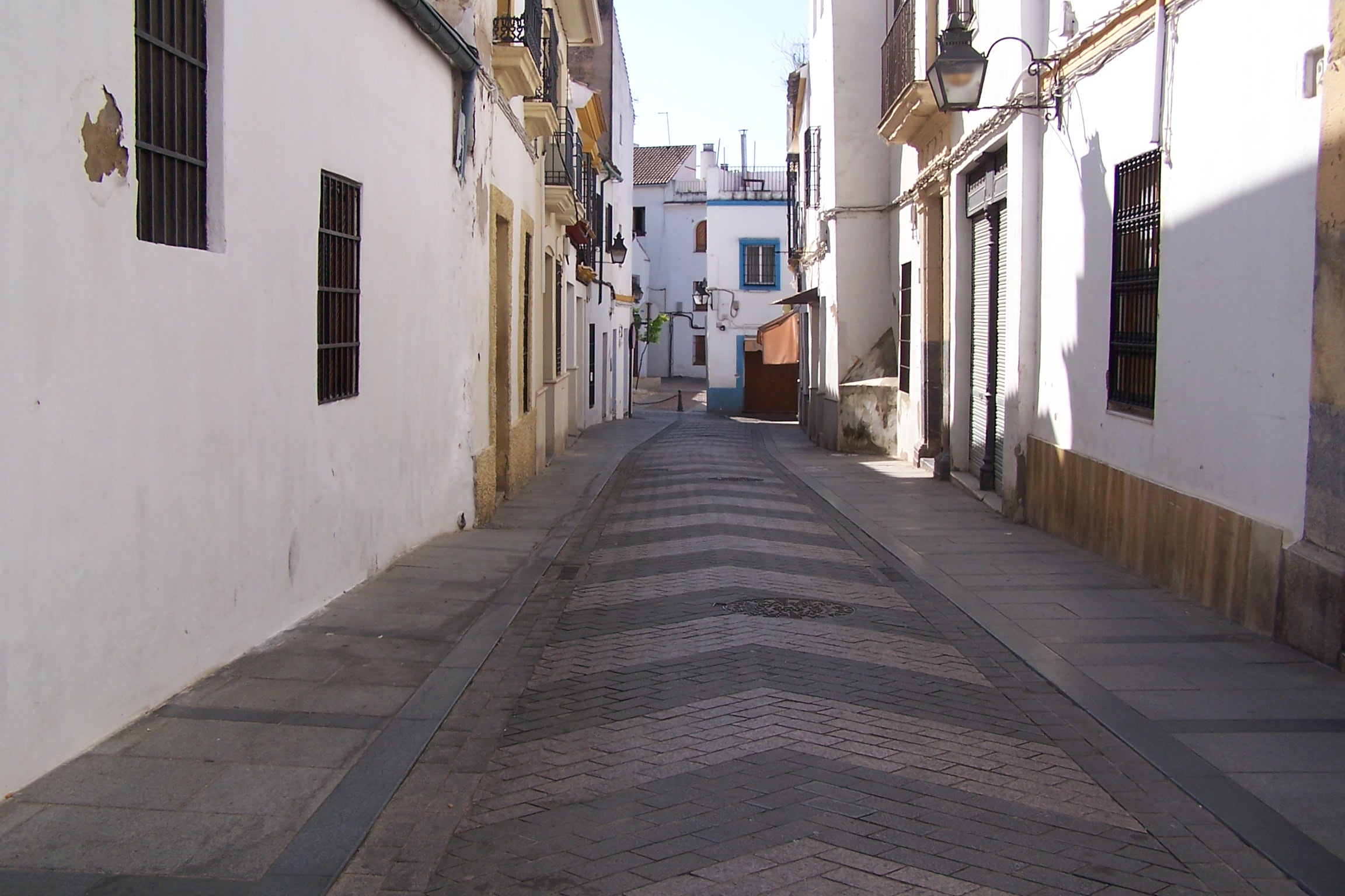 Fotografía calle Alfayatas. Orientación sur.