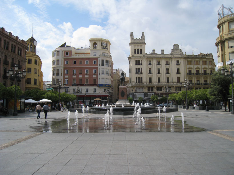 Fotografía Plaza de las Tendillas. Orientación Oeste.