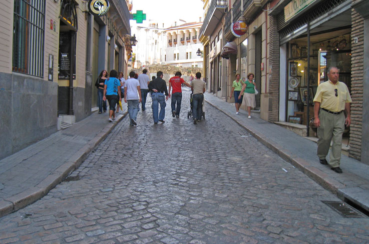 Fotografía Calle Rodríguez Marín. Orientación norte.