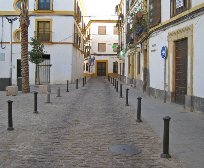 Fotografía Calle Sánchez Peña. Orientación sur.