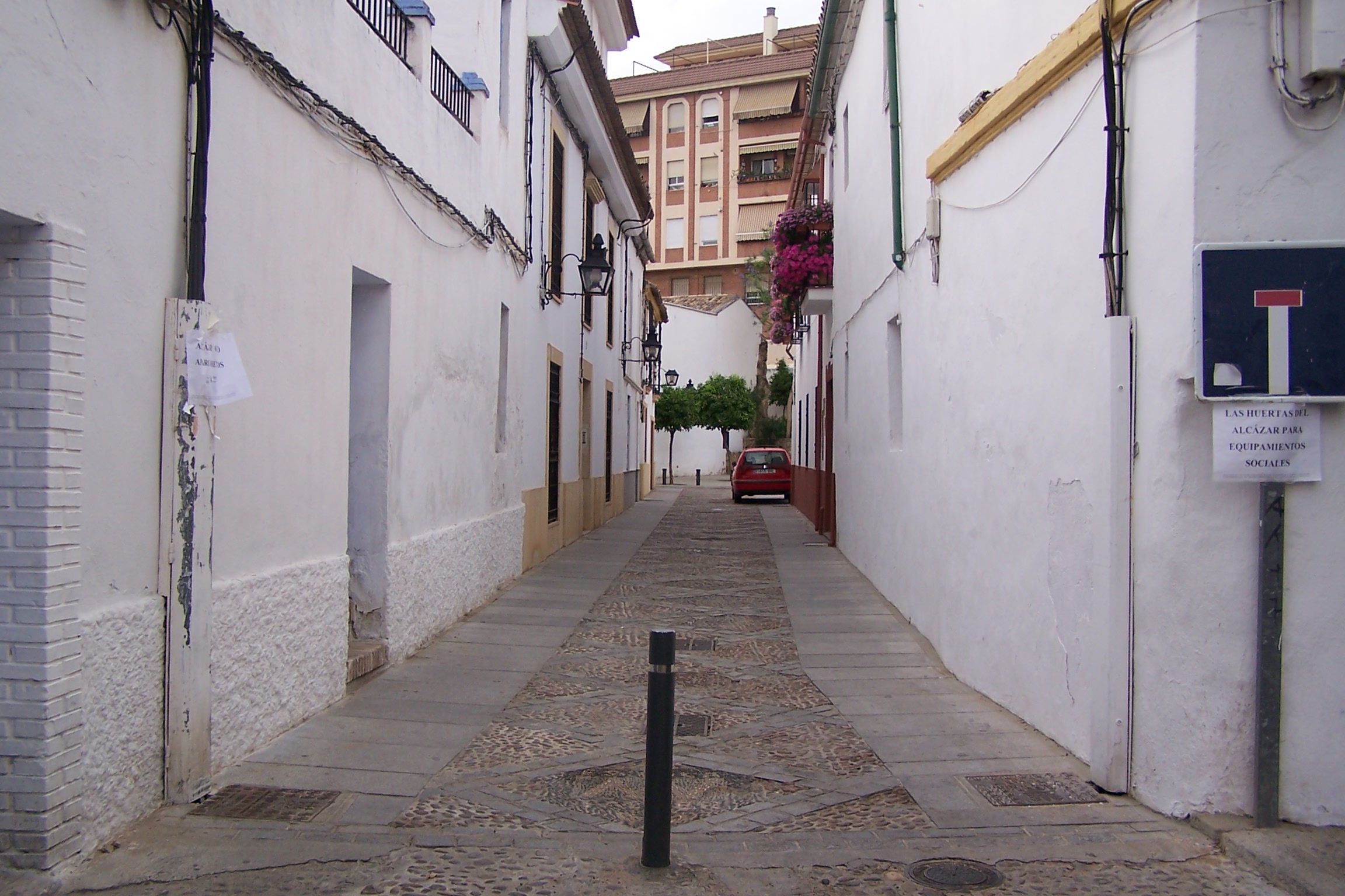 Fotografía calle Martín Roa. Orientación norte.