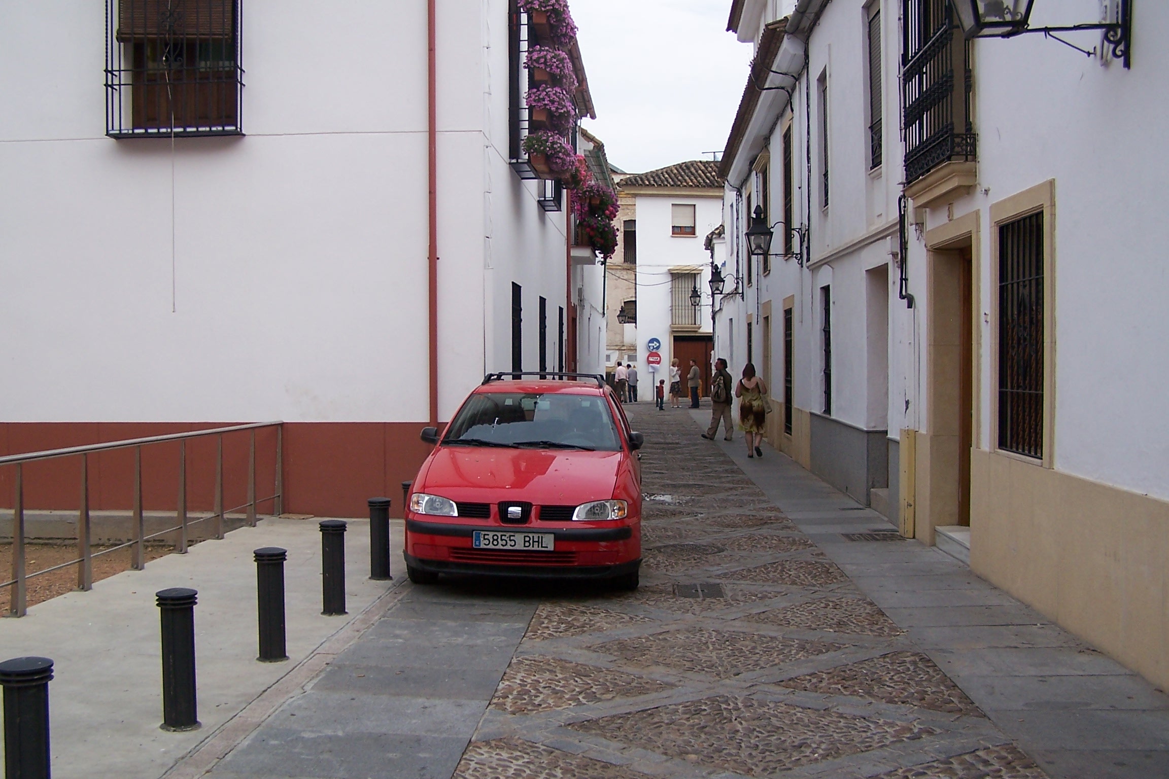 Fotografía calle Martín de Roa. Orientación sur.