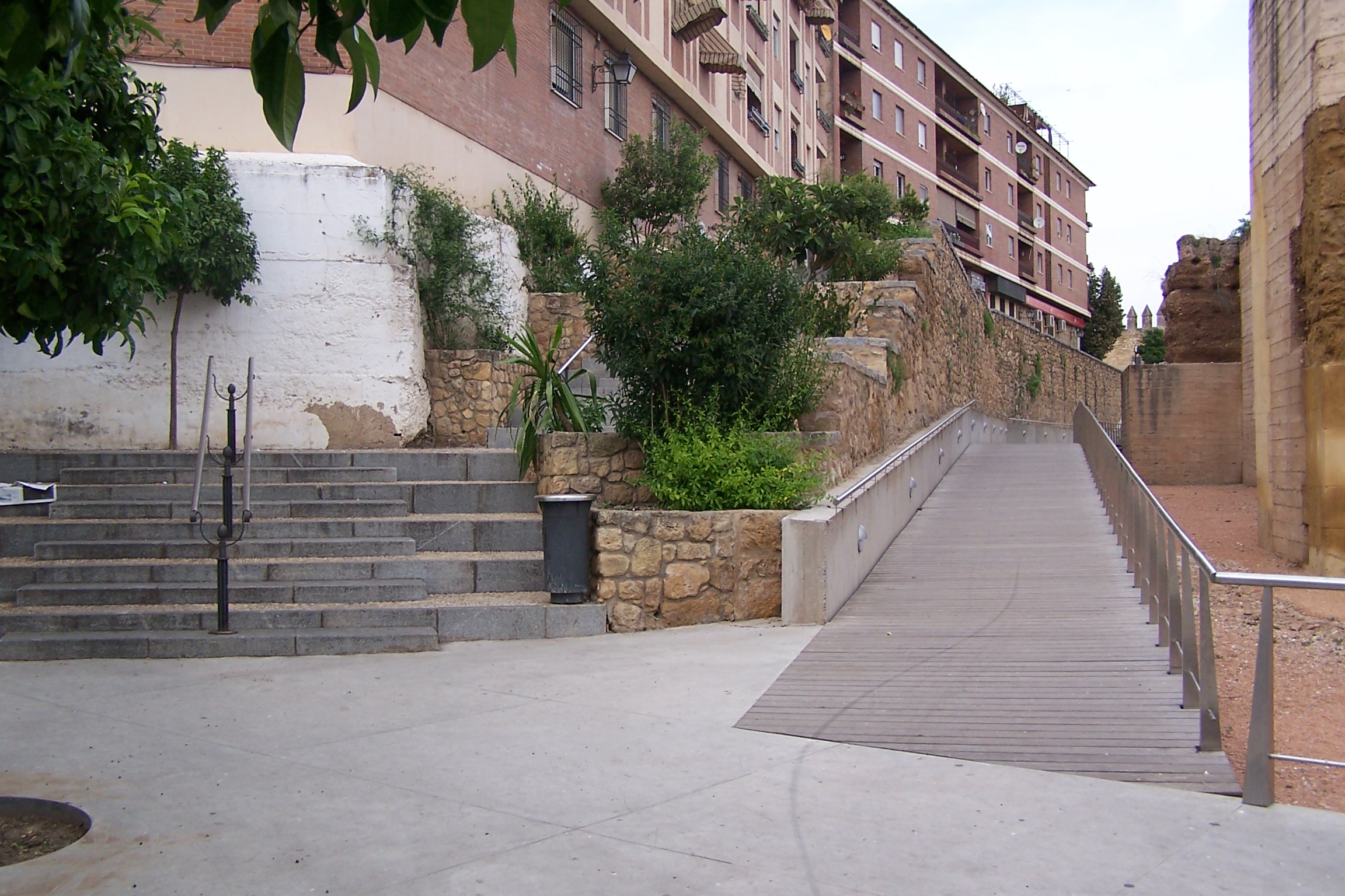 Fotografía calle Martín de Roa. Orientación norte.