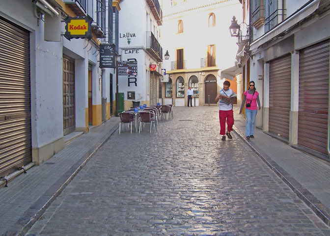 Fotografía Calle Judería. Orientación Oeste.