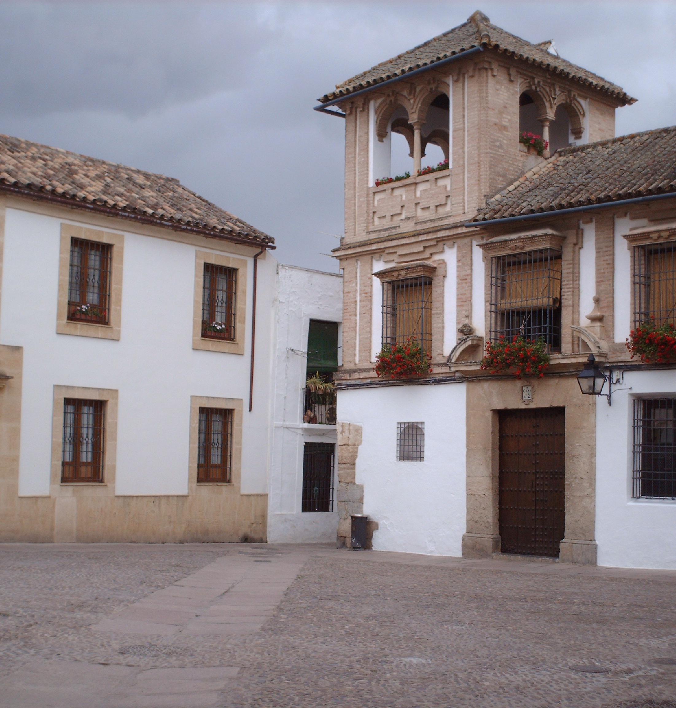 Fotografía plaza Maimónides. Orientación sur.