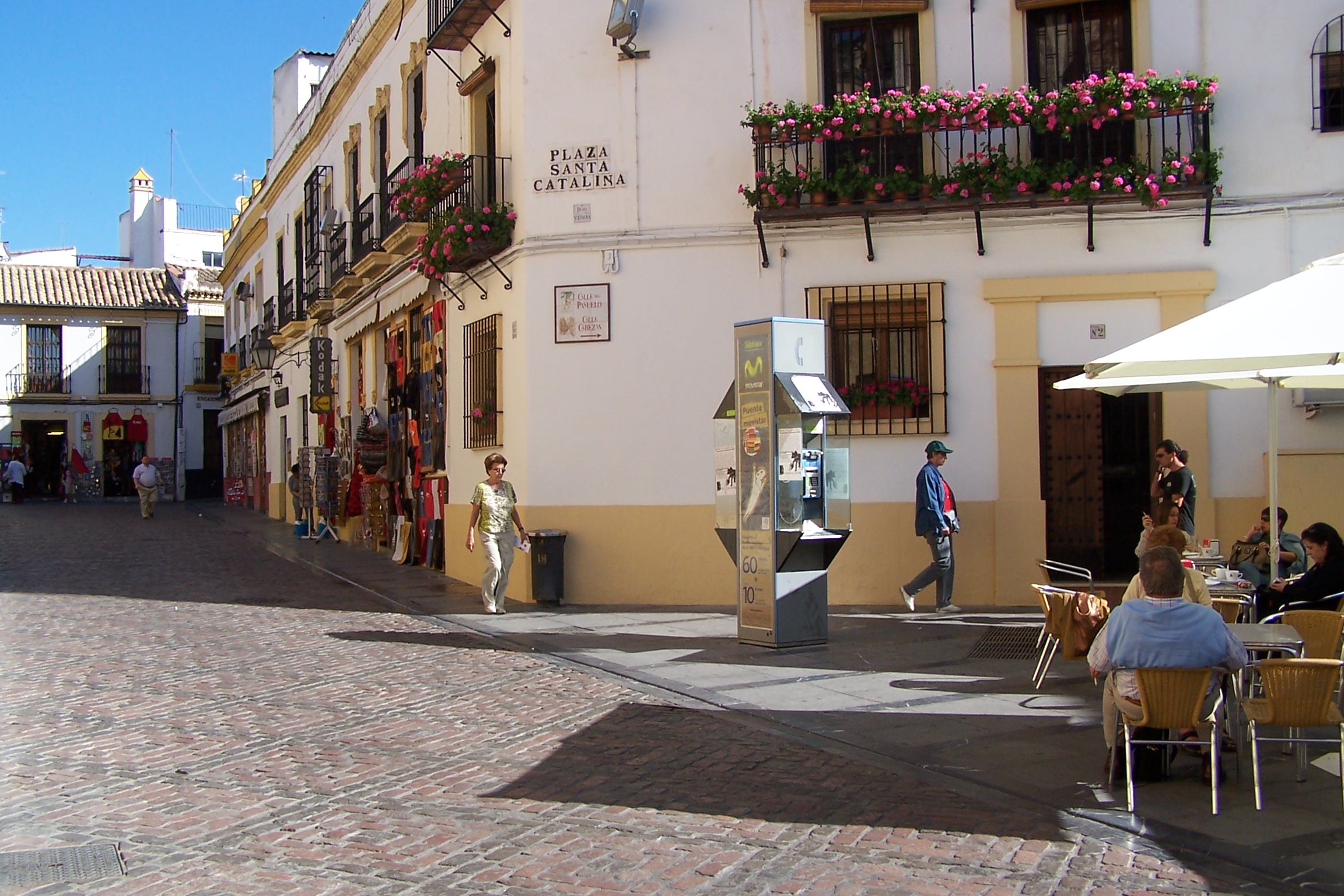 Fotografía plaza de Santa Catalina. Orientación norte.